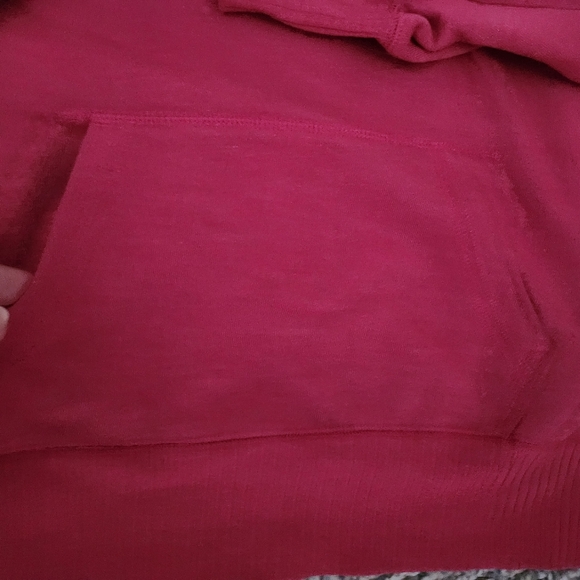 SO pullover hoodie. Size medium, heathered raspberry, NWOT - Picture 4 of 5